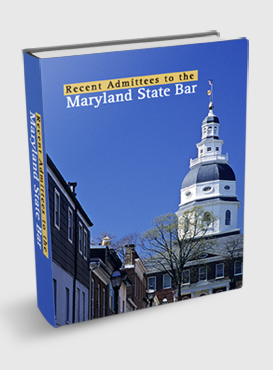 Recent Admittees to the Maryland State Bar